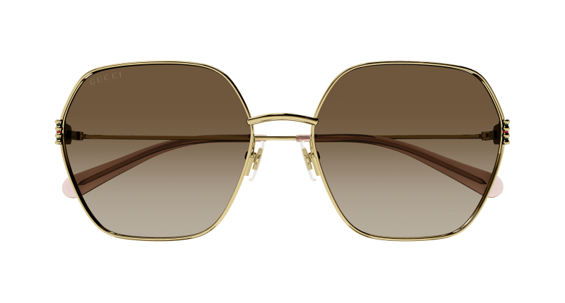 Gold Sunglasses Gucci 889652416182