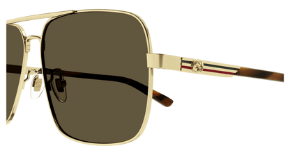 Gold Sunglasses Gucci 889652413815