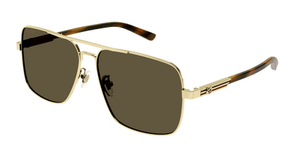 Gold Sunglasses Gucci 889652413815