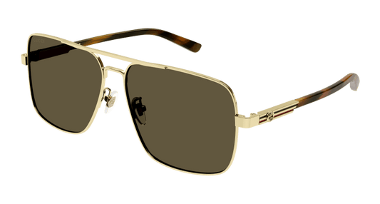 Gold Sunglasses Gucci 889652413815