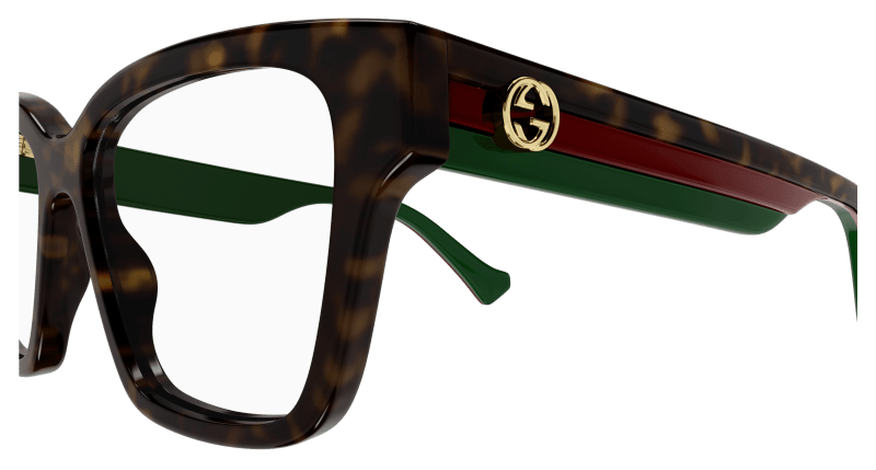 Havana Eyeglasses Gucci 889652416274