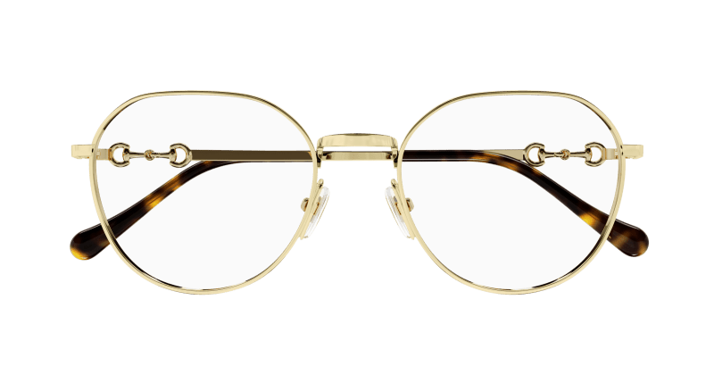 Gold Eyeglasses Gucci 889652415116