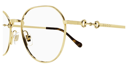 Gold Eyeglasses Gucci 889652415116