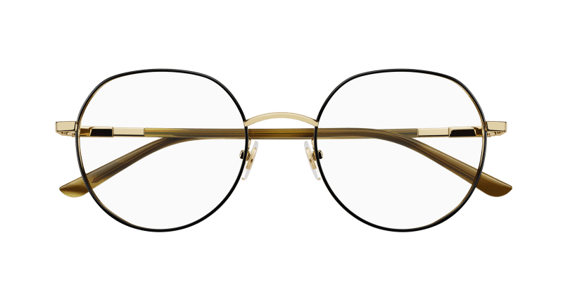 Gold Eyeglasses Gucci 889652414348