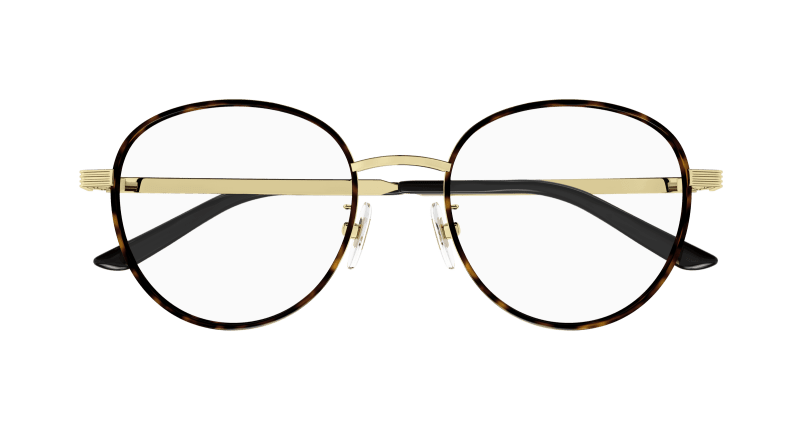Gold Eyeglasses Gucci 889652416151