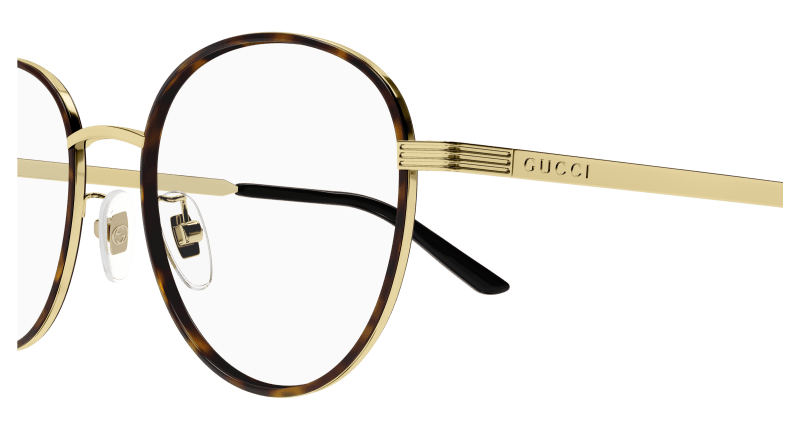 Gold Eyeglasses Gucci 889652416151