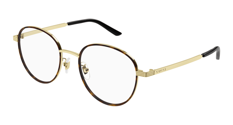 Gold Eyeglasses Gucci 889652416151