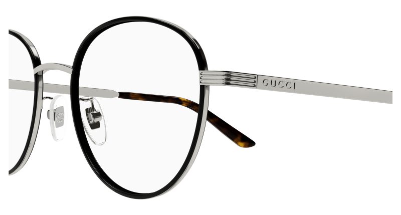 Gunmetal Eyeglasses Gucci 889652416168