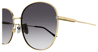 Gold Sunglasses Gucci 889652440804