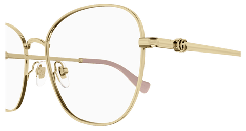Gold Eyeglasses Gucci 889652440729