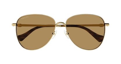 Gold Sunglasses Gucci 889652439174