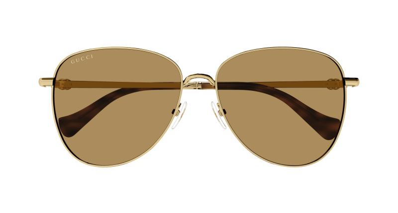 Gold Sunglasses Gucci 889652439174