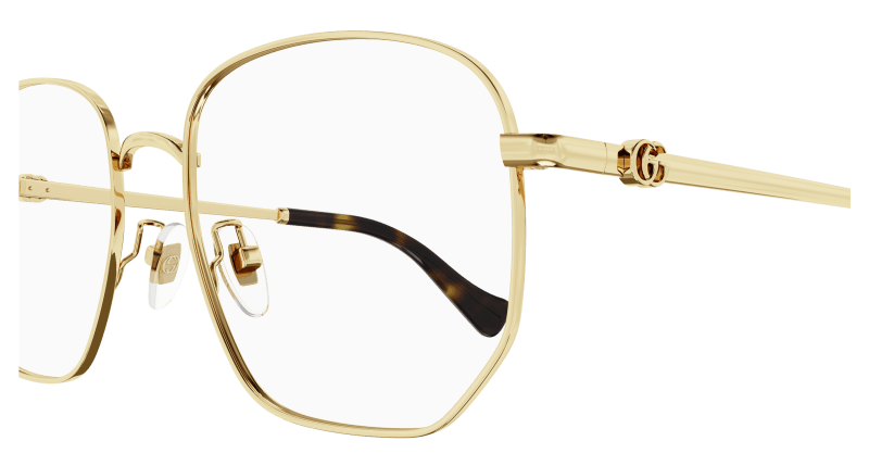 Gold Eyeglasses Gucci 889652440873