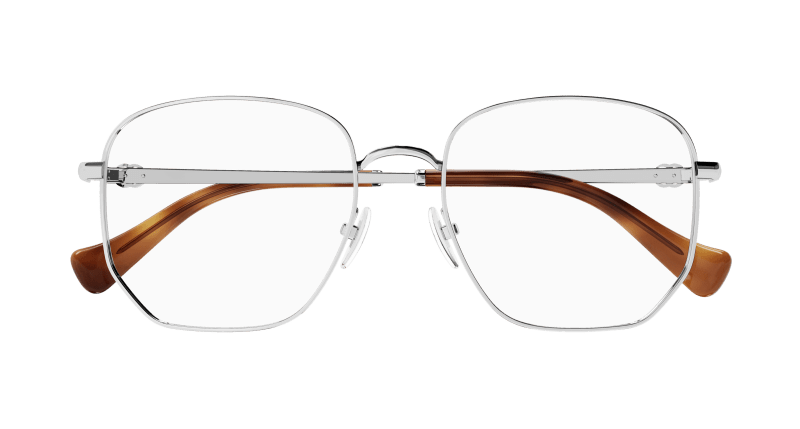 Silver Eyeglasses Gucci 889652440880
