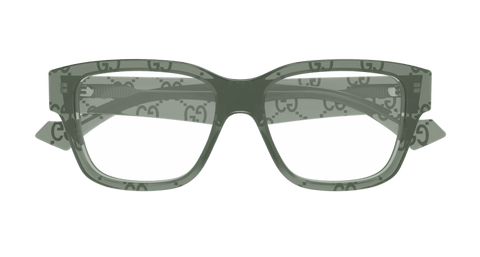 Green Eyeglasses Gucci 889652531458