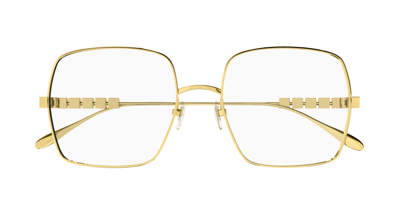 Gold Eyeglasses Gucci 889652441467