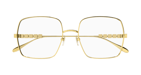 Gold Eyeglasses Gucci 889652441467