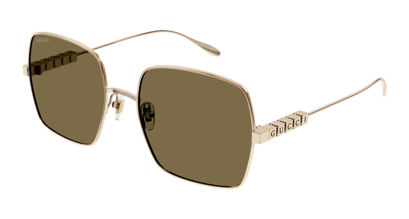 Gold Sunglasses Gucci 889652441436