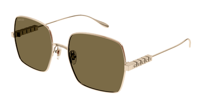 Gold Sunglasses Gucci 889652441436