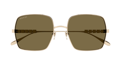 Gold Sunglasses Gucci 889652441436