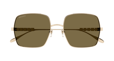 Gold Sunglasses Gucci 889652441436