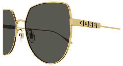 Gold Sunglasses Gucci 889652441481