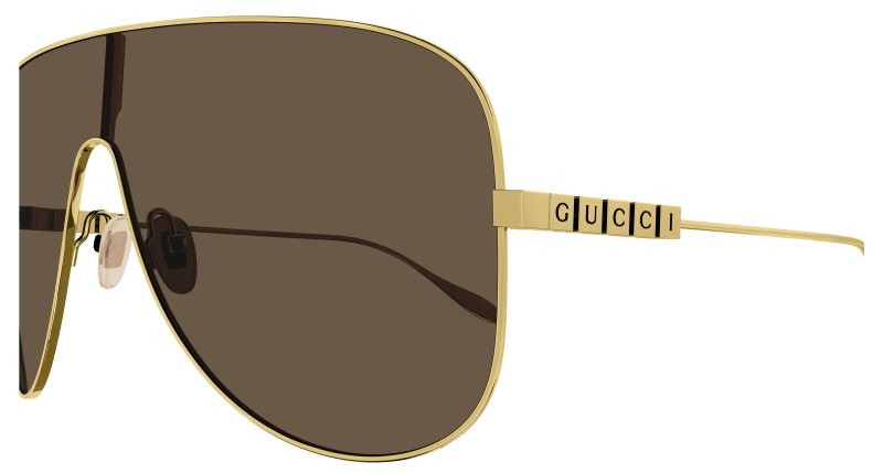 Gold Sunglasses Gucci 889652440231