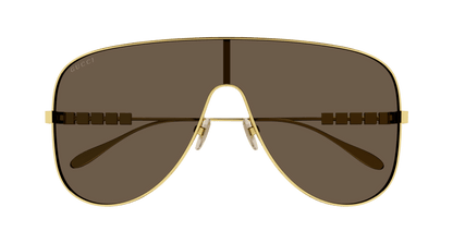 Gold Sunglasses Gucci 889652440231