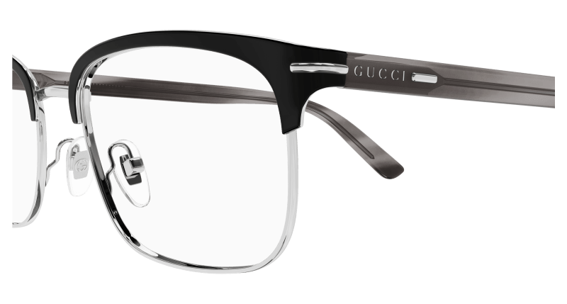Silver Eyeglasses Gucci 889652438245