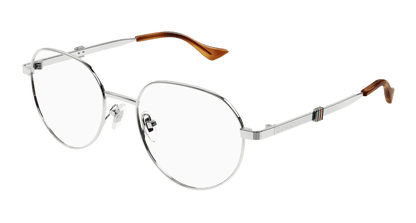 Silver Eyeglasses Gucci 889652470917