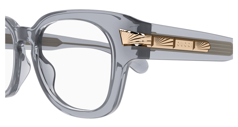 Grey Eyeglasses Gucci 889652469362