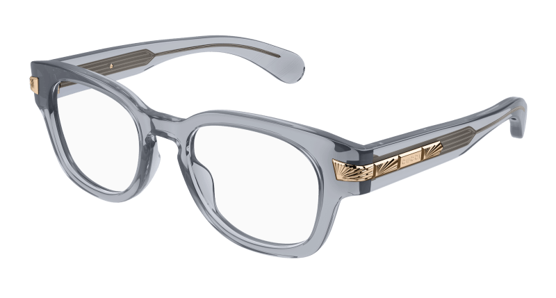 Grey Eyeglasses Gucci 889652469362