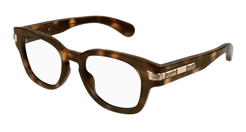 Havana Eyeglasses Gucci 889652469355