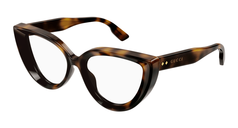 Havana Eyeglasses Gucci 889652467160