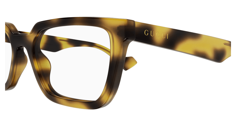 Yellow Eyeglasses Gucci 889652467894
