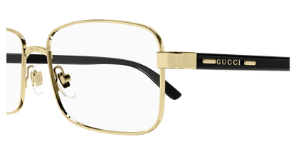 Gold Eyeglasses Gucci 889652470504