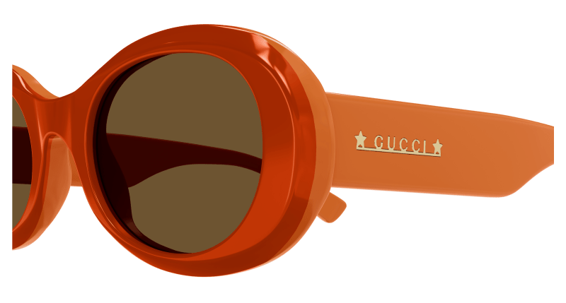 Orange Sunglasses Gucci 889652467764