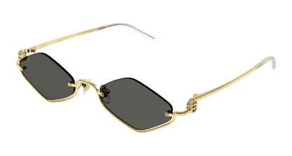 Gold Sunglasses Gucci 889652469225