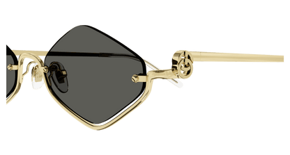 Gold Sunglasses Gucci 889652469225