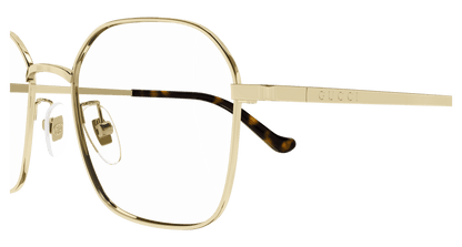 Gold Eyeglasses Gucci 889652473765