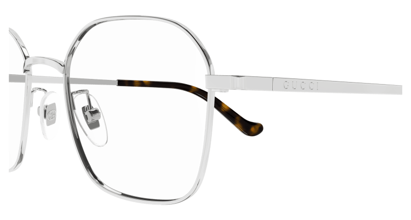 Silver Eyeglasses Gucci 889652473772