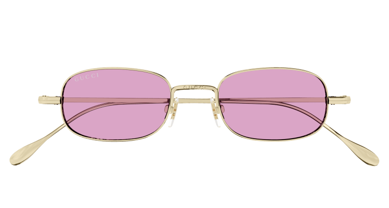 Gold Sunglasses Gucci 889652490618