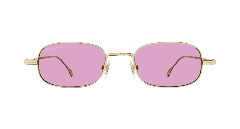 Gold Sunglasses Gucci 889652490618