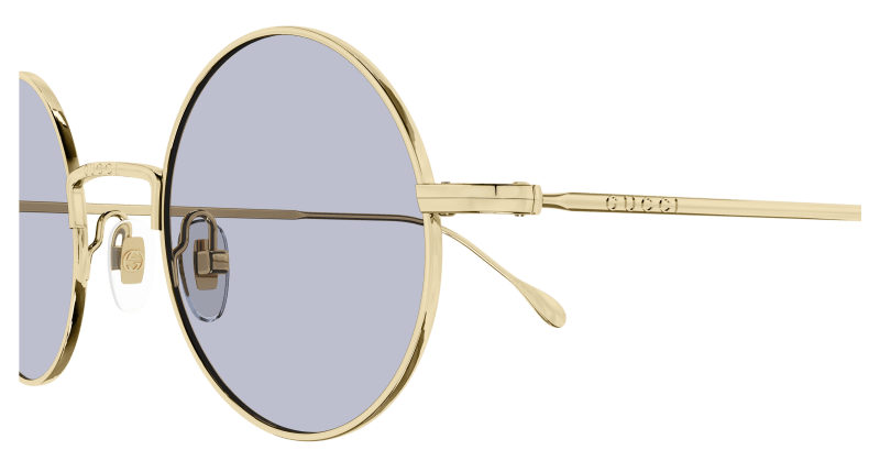 Gold Sunglasses Gucci 889652490656