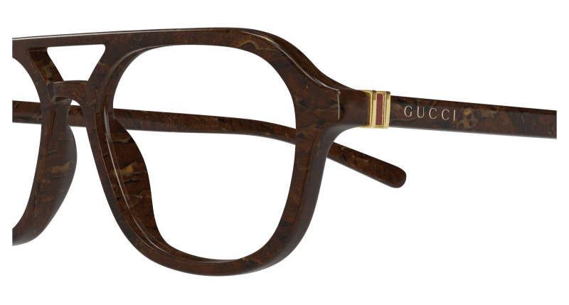 Brown Eyeglasses Gucci 889652498737