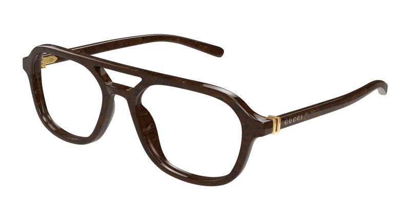 Brown Eyeglasses Gucci 889652498737