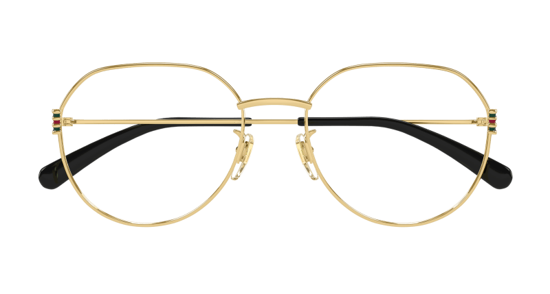 Gold Eyeglasses Gucci 889652501734