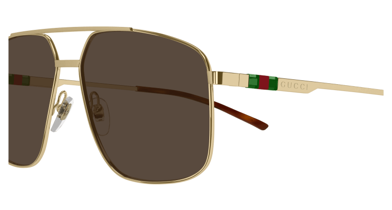 Gold Sunglasses Gucci 889652499918