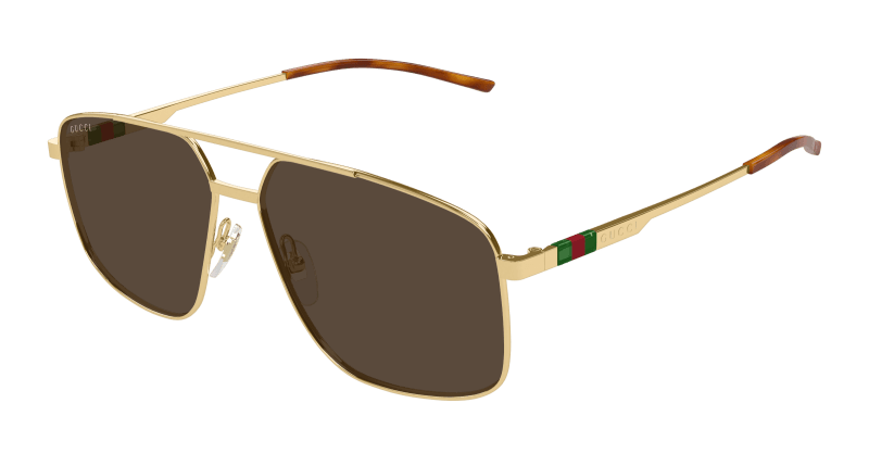 Gold Sunglasses Gucci 889652499918