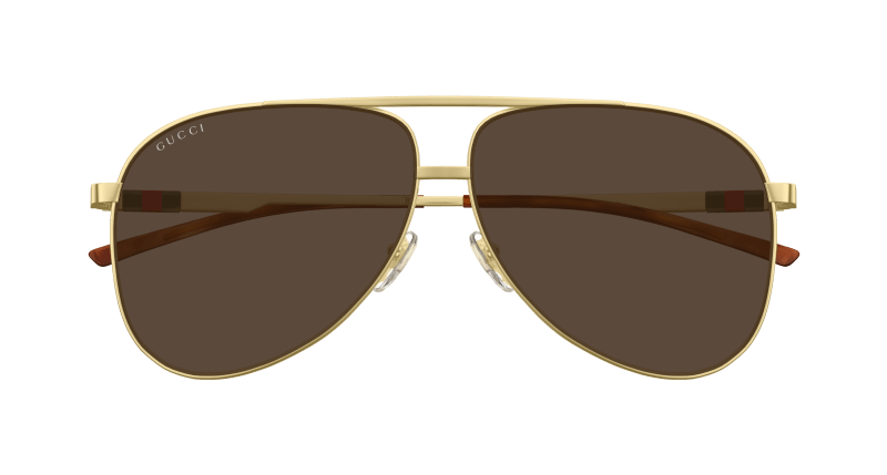 Gold Sunglasses Gucci 889652499963